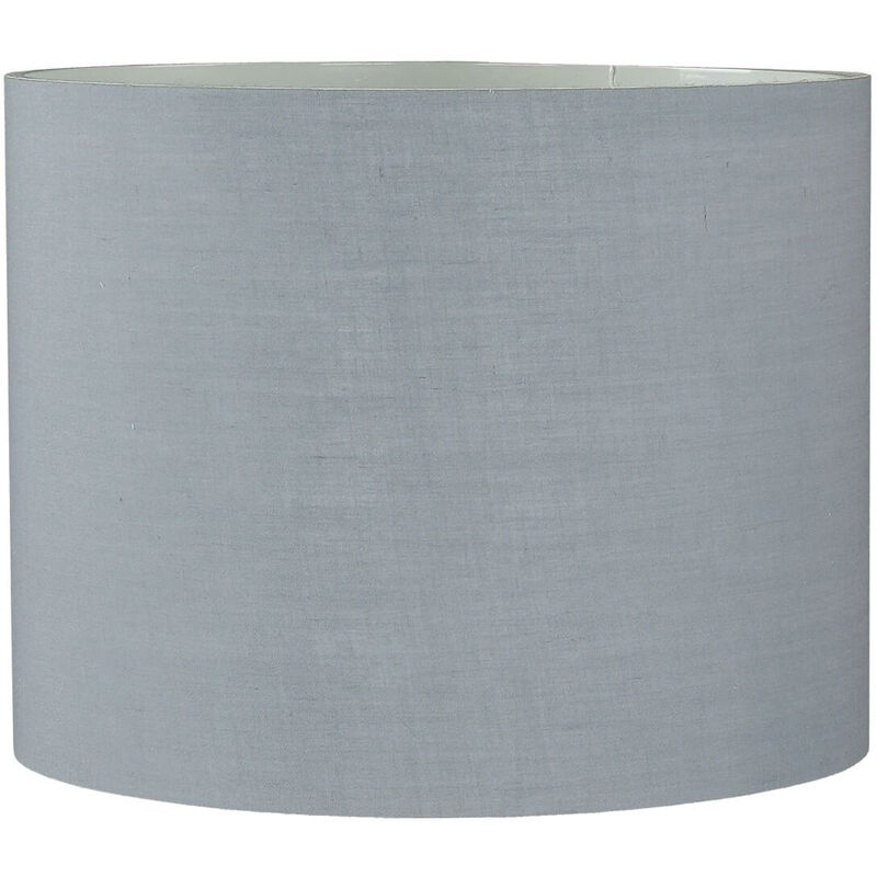 Image of Licht-erlebnisse - Paralume in velcro color grigio Abat-jour per lampade da tavolo da terra piantana con attacco E14 o E27 - Grigio