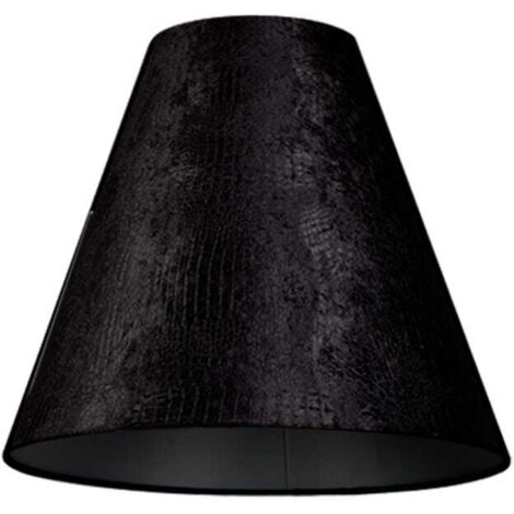Paralume conico velluto nero 18 cm Nowodvorski Cone