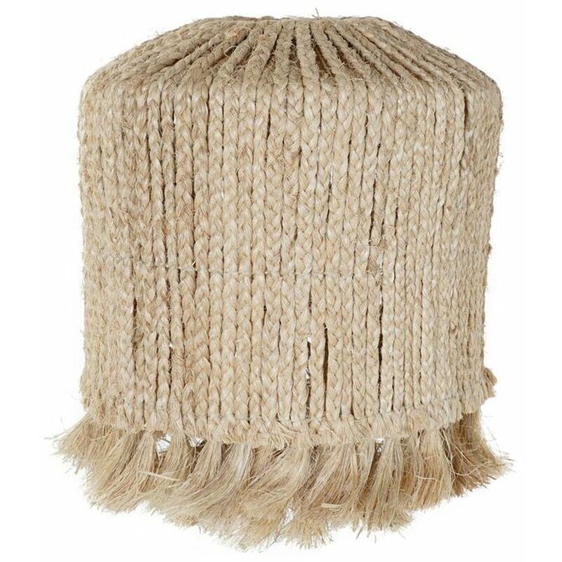 Dkd Home Decor - Paralume Metallo Fibra (40 x 40 x...