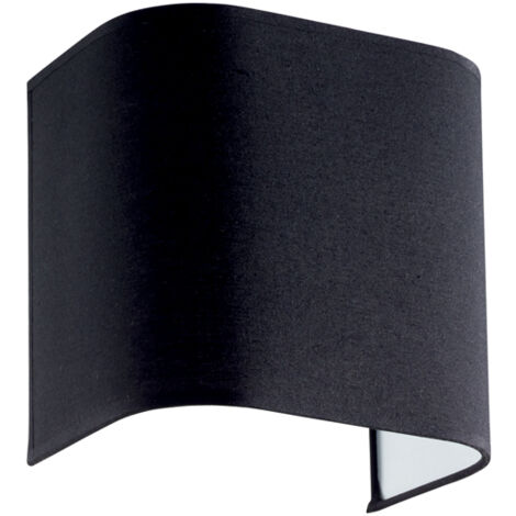 Paralume In Pvc Moderno Gea Tessuto Nero