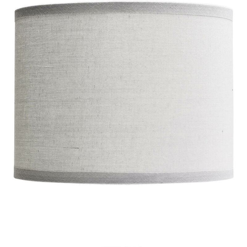 Image of Paralume in tela color grigio per lampada da tavolo con attacco E14 Design Moderno in stile Scandinavo - grigio brillante