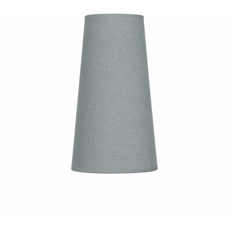 Image of Paralume in tela color grigio per lampade da terra piantane Abat-jour dal design moderno conico - Grigio