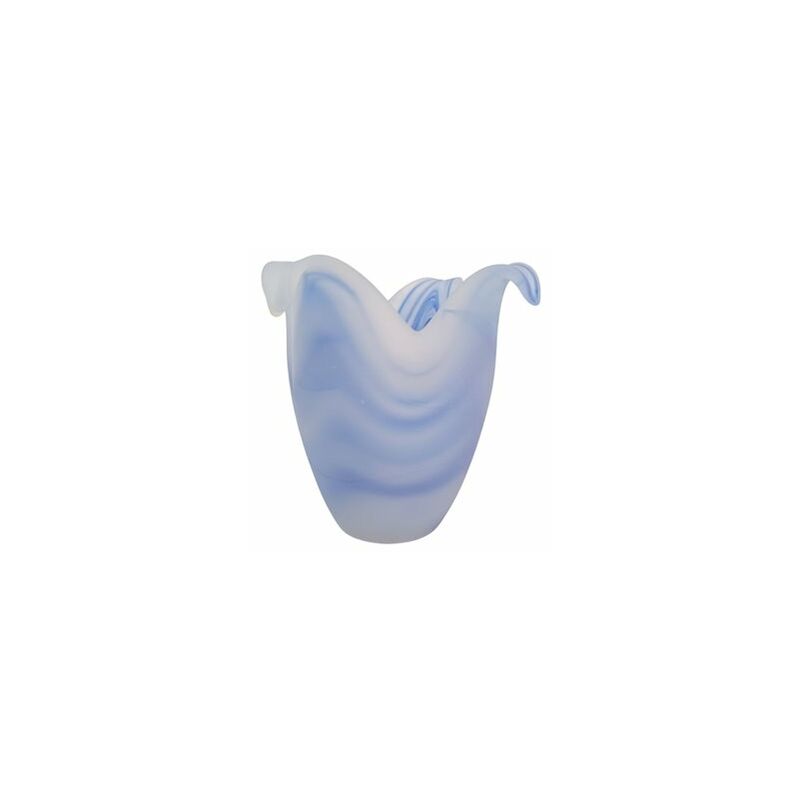 Image of Ltde - Paralume in vetro lilium blu lineare 10x12cm