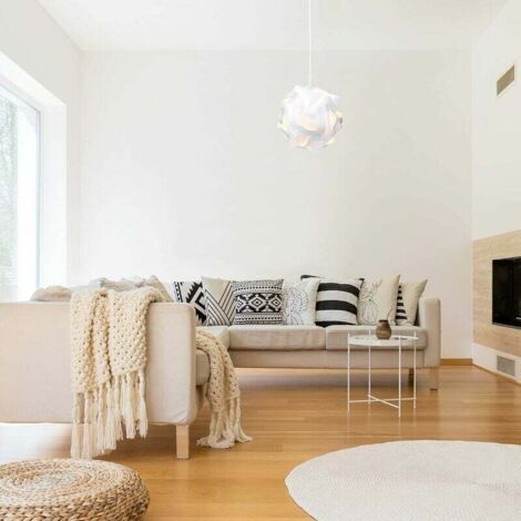 Paralume - Lampada da soffitto o da comodino IQ - Luce bianca - 30 pezzi - Diametro circa 30 cm (1 pz)