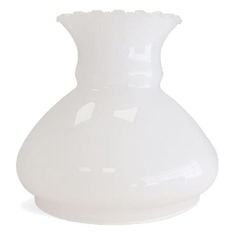 Paralume opalina originale primi '900 ricambio in vetro - VARIE MISURE - 30 cm