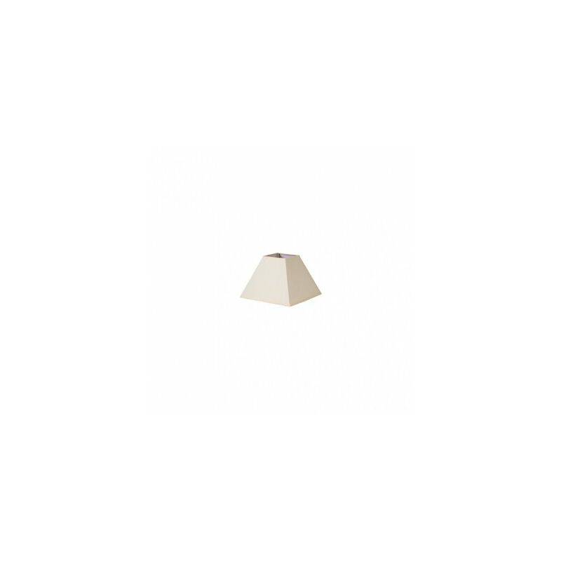 Image of Fabrilamp - Paralume Piramide Mezzo E27 beige 17dx8dx13h Tessuto Popelin