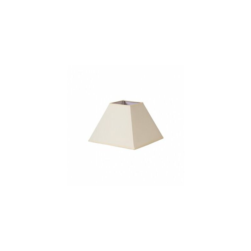 Image of Fabrilamp - Paralume Piramide Mezzo E27 beige 35dx15dx25h Tessuto Popelin