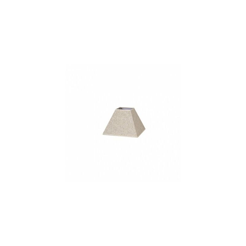 Image of Paralume Piramide Tenorio E27 Lino beige 20dx10dx15h