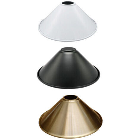 Paralume retrò in rame con facile installazione su paralumi metallici preesistenti per plafoniere con finitura interna in rame.