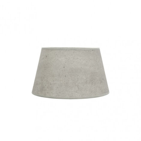 Paralume salma e27 cemento grigio 30dx22dx17h conico aperto