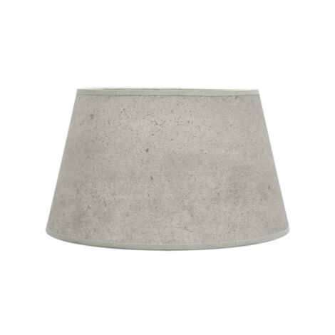 Paralume salma e27 cemento grigio 40dx30dx25h conico aperto
