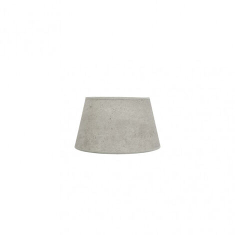 Paralume salma e27 grigio cemento 20dx15dx12,5h