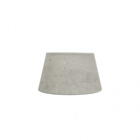 Paralume salma e27 grigio cemento 25dx20dx15h conica