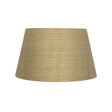 Paralume salma e27 naturale 40dx30dx25h conico   aperto