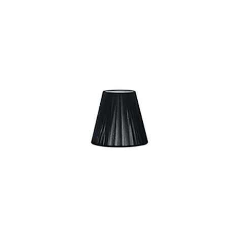 "Paralume SINFONIA nero in tessuto lampadine E14"