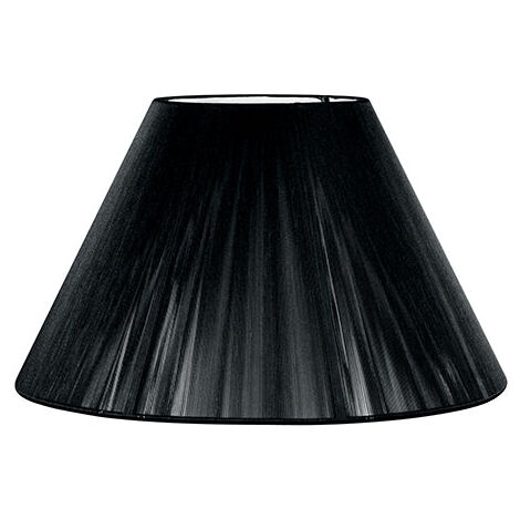 "Paralume SINFONIA nero in tessuto lampadine E27"