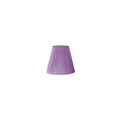 "Paralume SINFONIA viola in tessuto lampadine E14"