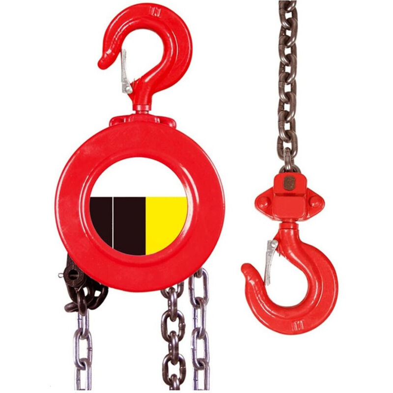 Image of Paranco a Catena Manuale 2 Ton 3 Mt Argano Sollevatore Paranco 2000kg - - Trade Shop Traesio