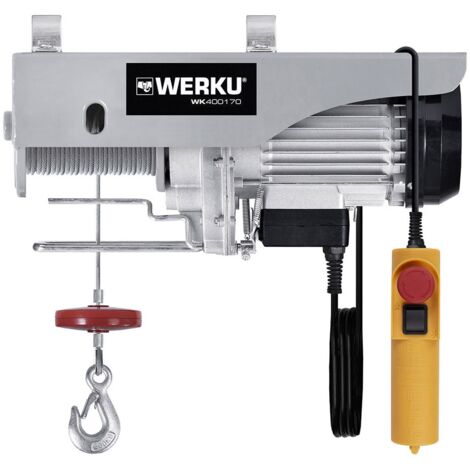 Paranco a cavo 200/400 Kg WERKU (750 W)