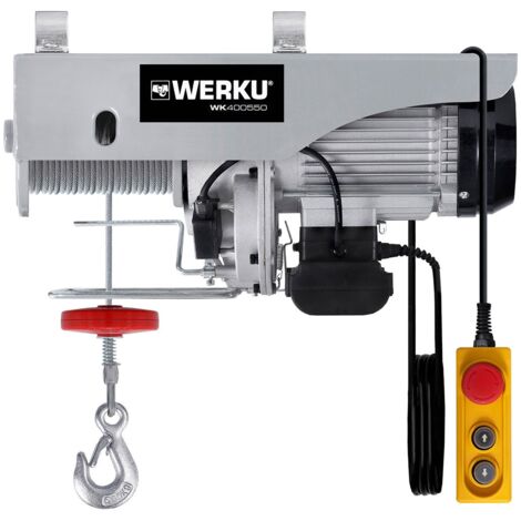 Paranco a cavo 500/1000 Kg WERKU (1600 W)