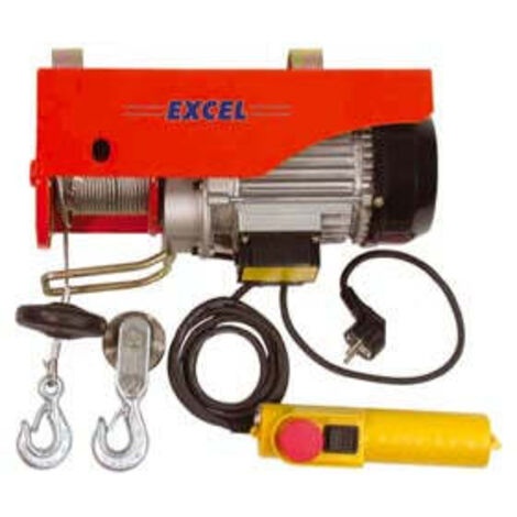 Paranco elettrico kg.200-400 1000w cavo mt.12