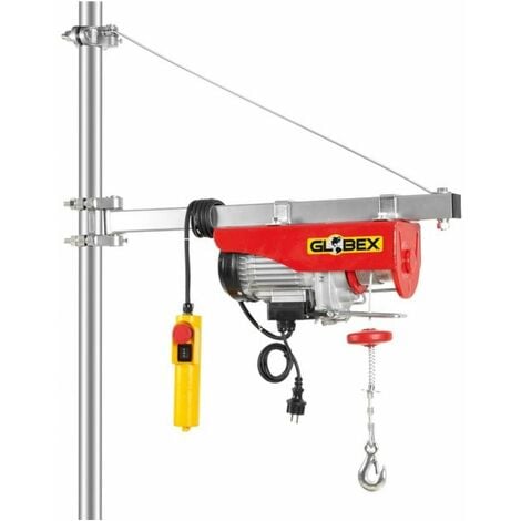 GLOBEX Paranco Elettrico Montacarichi Argano Verricello Sollevatore Portata 100kg