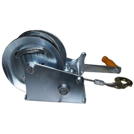 PARANCO MONTACARICHI VERRICELLO GANCIO MANUALE ARGANO 3000 LB CAVO ACCIAIO 10 MT