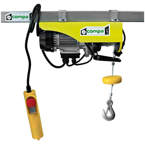 PARANCO VERRICELLO ELETTRICO ARGANO SOLLEVATORE 400/800Kg 1200W H.18m COMPA