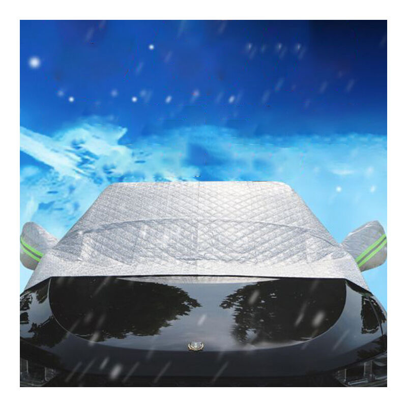 Image of Paraneve per auto con copertura per specchietto laterale, protezione per parabrezza anti neve per suv, versione più spessa - Rhafayre