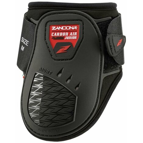 Paranocche Zandonà per cavalli CARBON AIR JUNIOR con carbonio e chiusura tessuto a strappo: M, Marrone