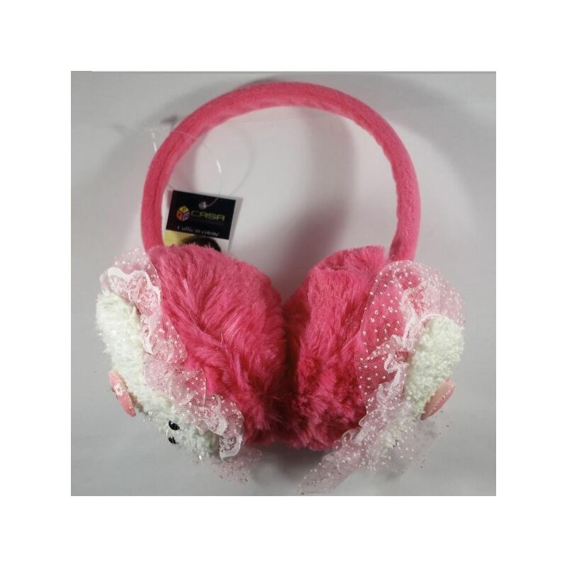 Trade Shop - Paraorecchie Rosa Corallo Coniglietto...