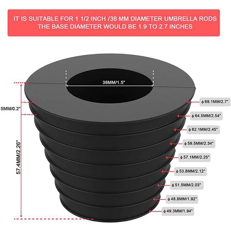 Parapluie cône angle parapluie prix angle parapluie patio coin protection stabilisateur parapluie parapluie table prix trou table patio parapluie pour poteau de parapluie