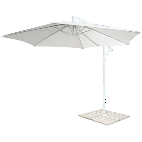 Parapluie de jardin Ø3 MT dans le côté Palo Norma Palo  White