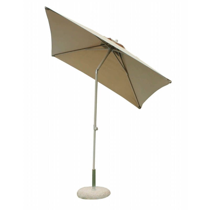 Gardeness - Parapluie de jardin avec mât de pôle pliant BurlyWood - BurlyWood
