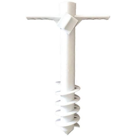Parapluie de plage avec ancre à sable, piquet portable pour sol extérieur, équipement de pluie facile à installer, protection UV robuste, stabilisateur de tente de plage.