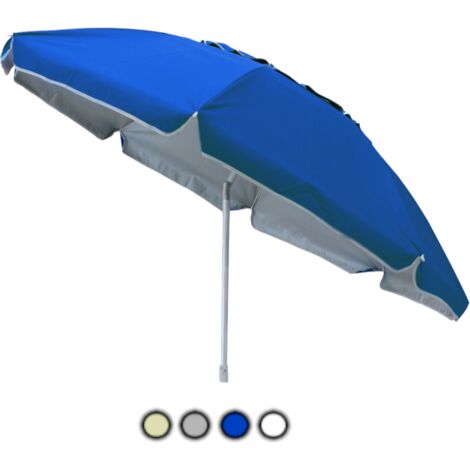 Parapluie de plage avec poteau en métal et feuille de polyester avec sac pour transport et poly poly
