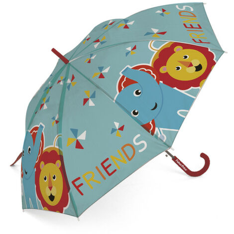 Parapluie en polyester de -Fisher-Price, 8 panneaux, diamètre 64cm, ouverture manuelle