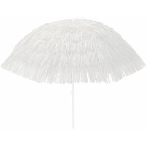 Parapluie Hawaii Ø 155 cm - Couleur : blanc