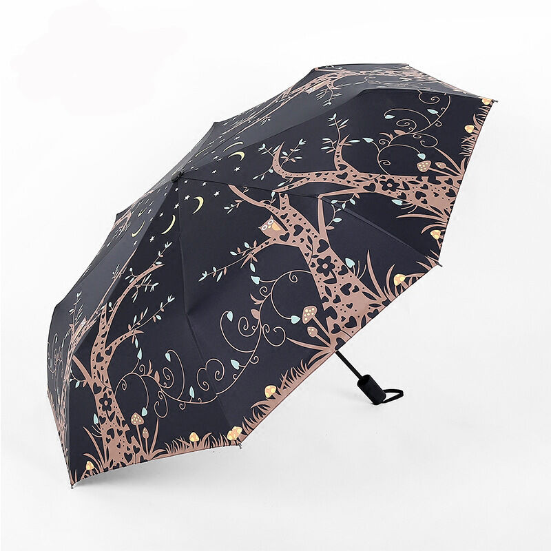 Parapluie Pliant Compact, Parapluies pour Adultes, Structure Haute Résistance, Grand Parapluie