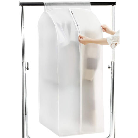 Parapolvere per Abiti di Grandi Dimensioni, Trasparente Copriabiti per Indumenti Armadio Custodia Impermeabile Antipolvere Proteggi Cappotto - 50x60x110cm