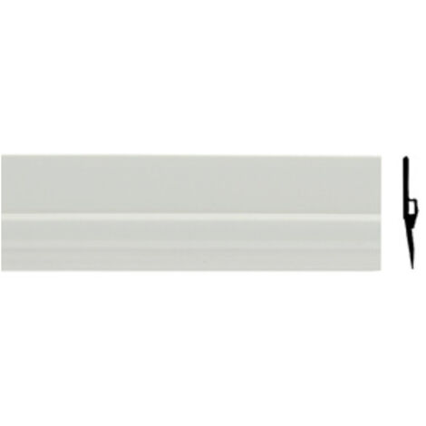 PARAPORTA RIGIDO CON PINNA IN GOMMA BIANCO- EDILMED- 25,0 pz