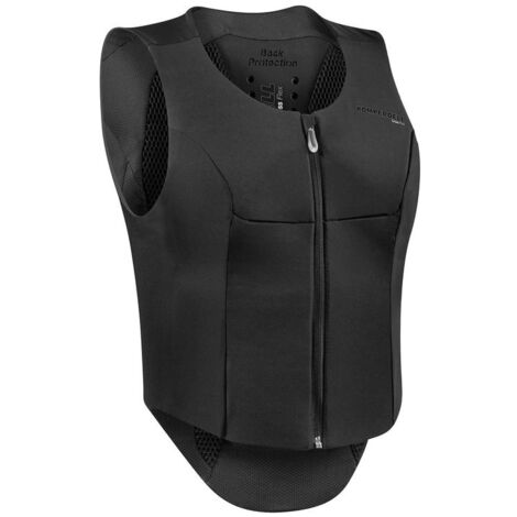 Paraschiena per equitazione Ballistic flex fit slim 22 con regolazione automatica della larghezza: XXS, Nero