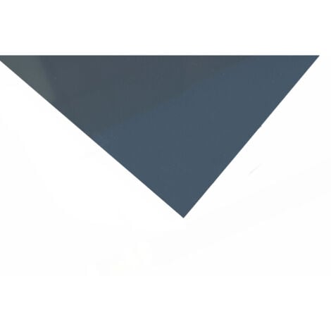 Paraschizzi reversibile in grigio antracite lucido/grigio antracite satinato -  Colore: Grigio antracite, spessore 3mm, larghezza 50cm, lunghezza 100cm