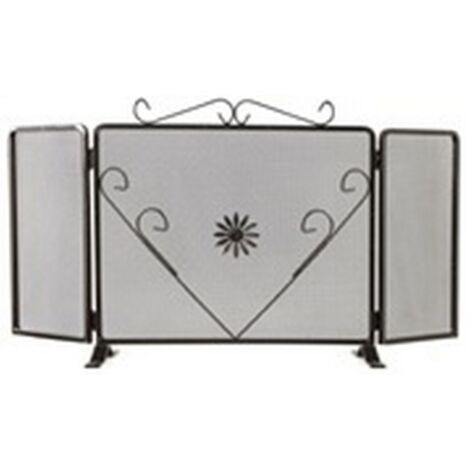 Parascintille 2 ante 100x50h cuore - artigianferro