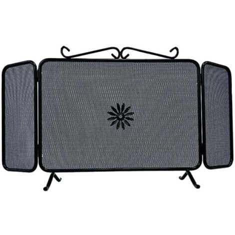 Parascintille de hierro forjado con puertas Art.687/D cm. 80X42H