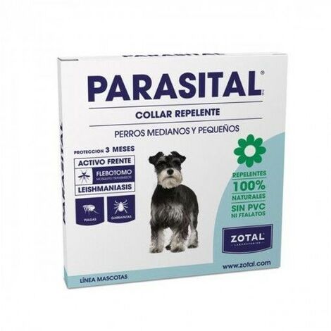 ZOTAL LABORATORIOS Parasital collar repelente perros peq-med