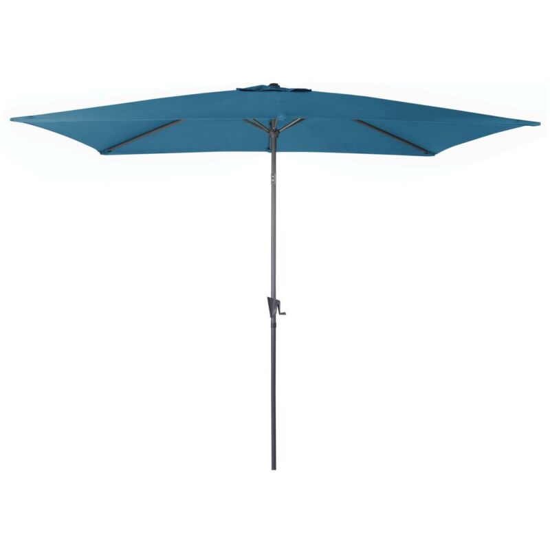 Proloisirs - Parasol 3X2 Manivelle Tilt- Grey/Bleu