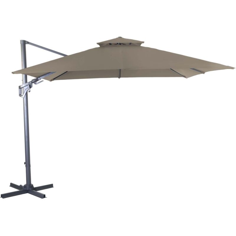 Parasol 3X3 Orient Nh Bio Clim Alu - Taupe - Proloisirs