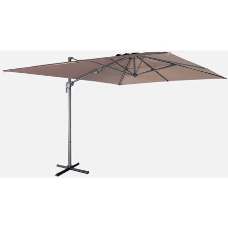 Parasol 3x4m rectangular desplazado