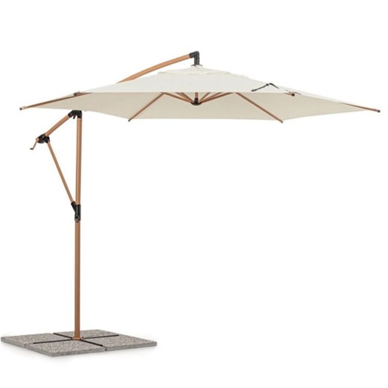 Parapluie Braccio Tropea 3M Naturel - Dimensions : Ø300h x 248h cm